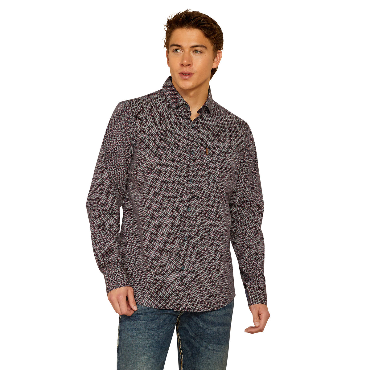 Ariat Men&#39;s Mattie Modern Fit L/S Western Shirt