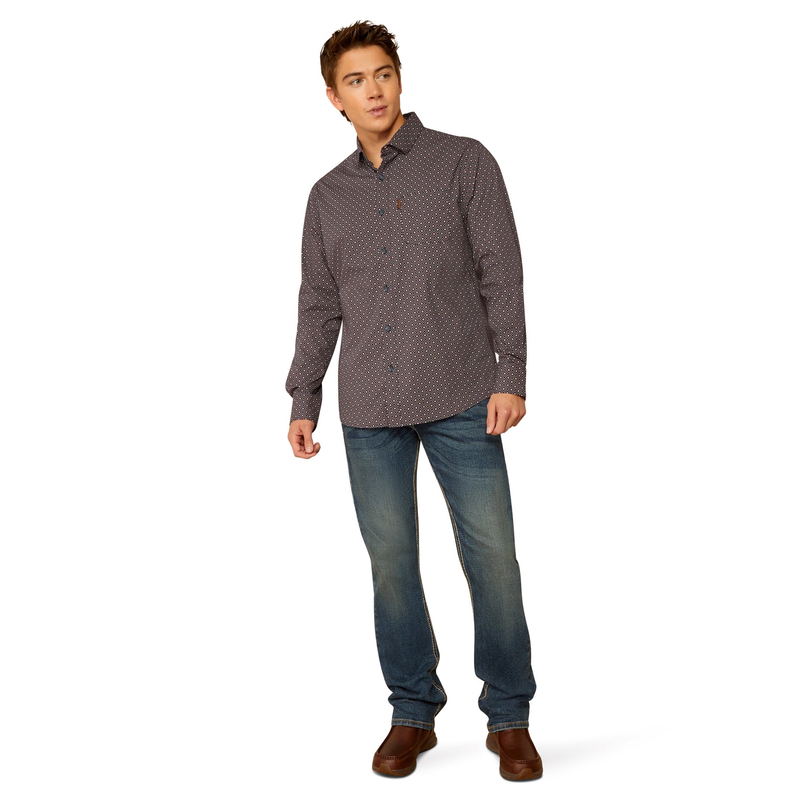 Ariat Men's Mattie Modern Fit L/S Western Shirt