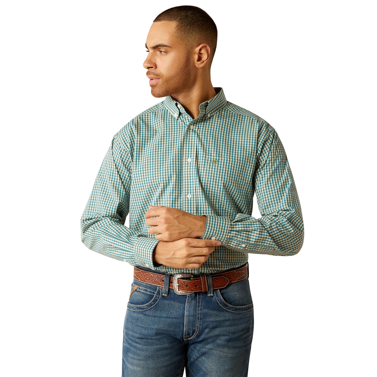 Ariat Men's Gus Wrinkle Free L/S Western Shirt