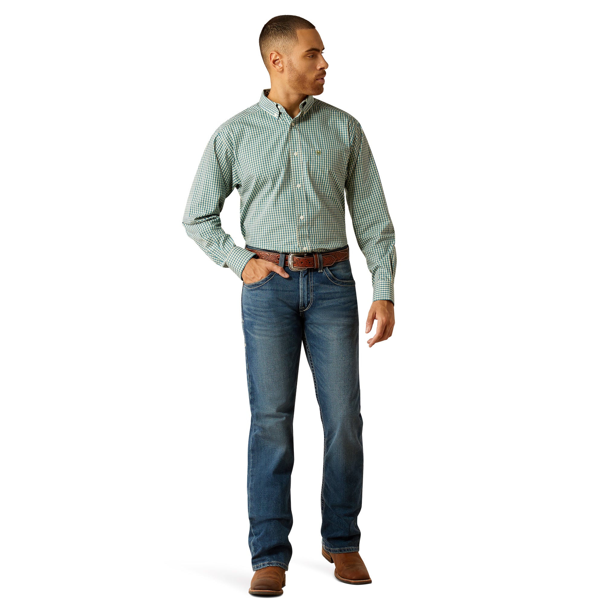 Ariat Men's Gus Wrinkle Free L/S Western Shirt