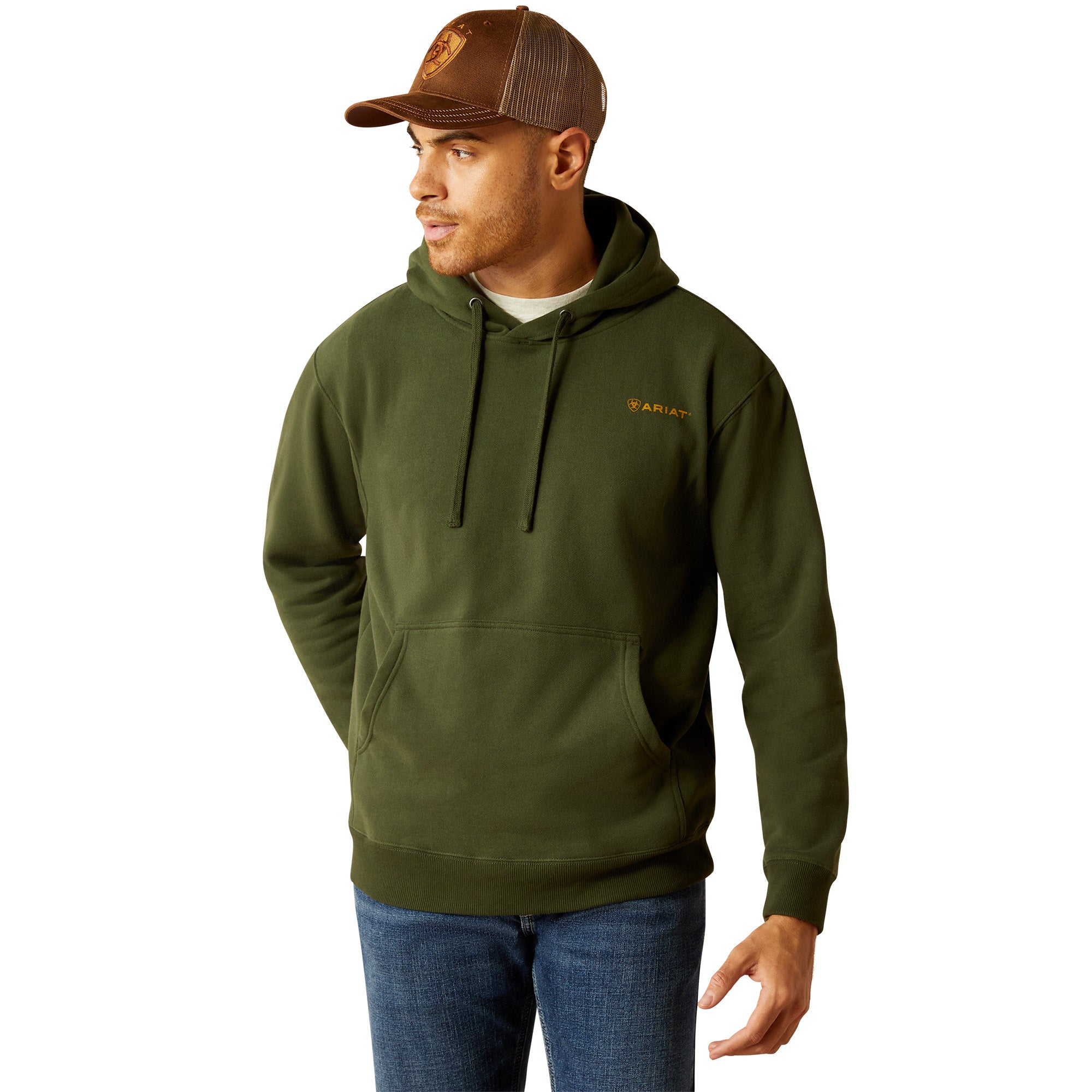 Ariat Men's Barbwire Skull Hoodie