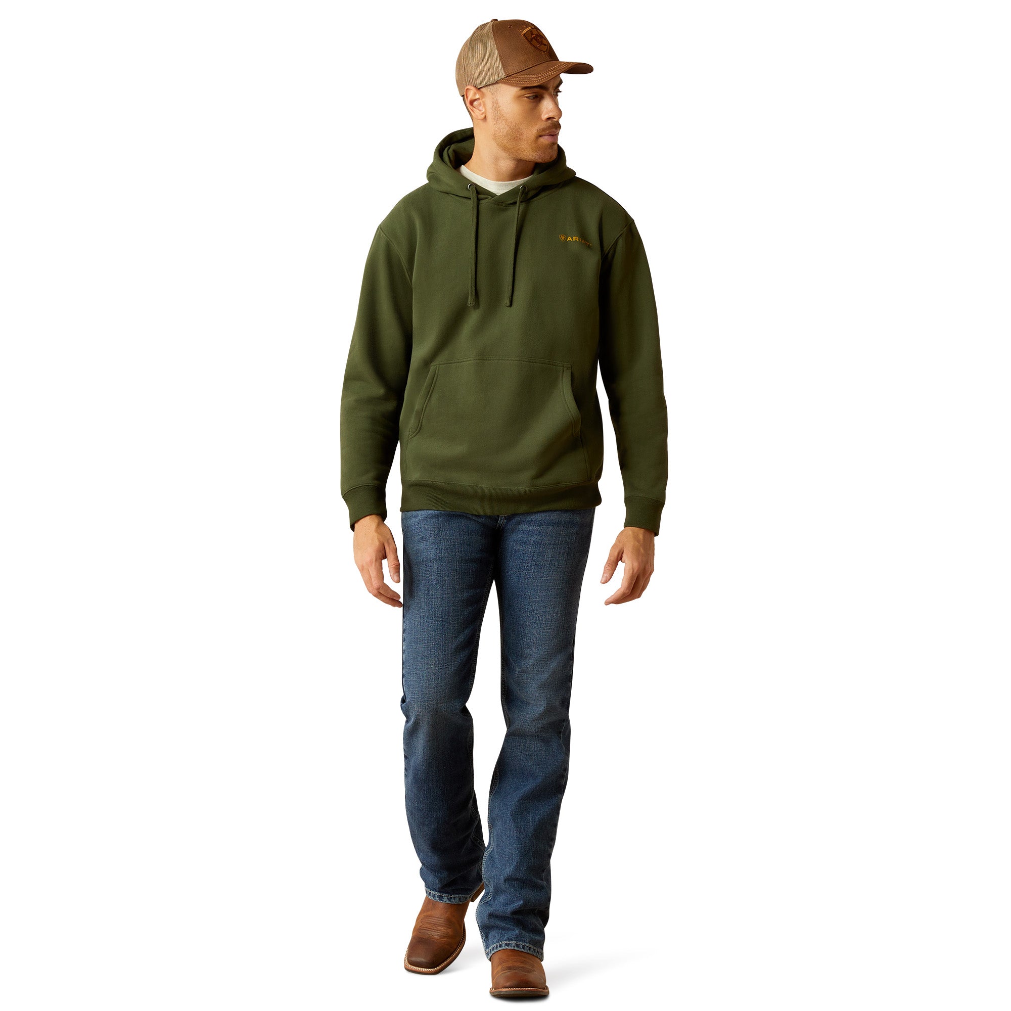 Ariat Men's Barbwire Skull Hoodie