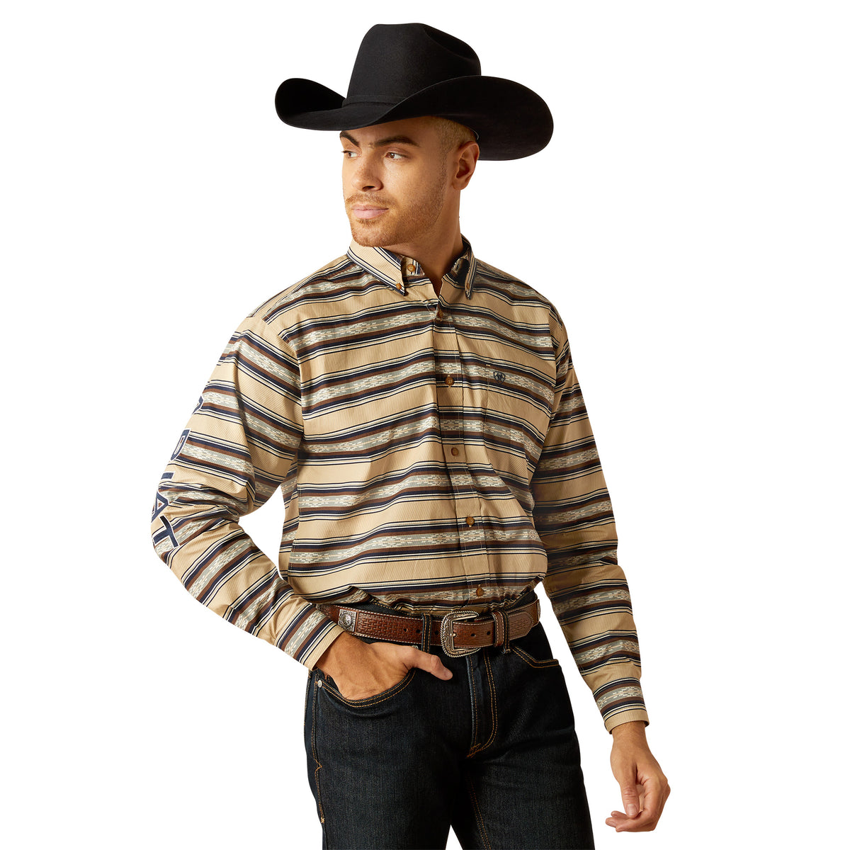Ariat Men&#39;s Team Korbyn L/S Western Shirt