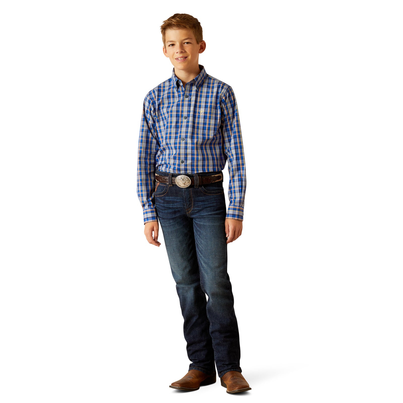 Ariat Boy's Reggie Pro L/S Western Shirt
