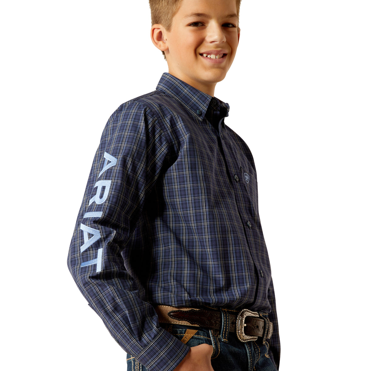 Ariat Boy's Pro Series Team Kolt L/S Western Shirt