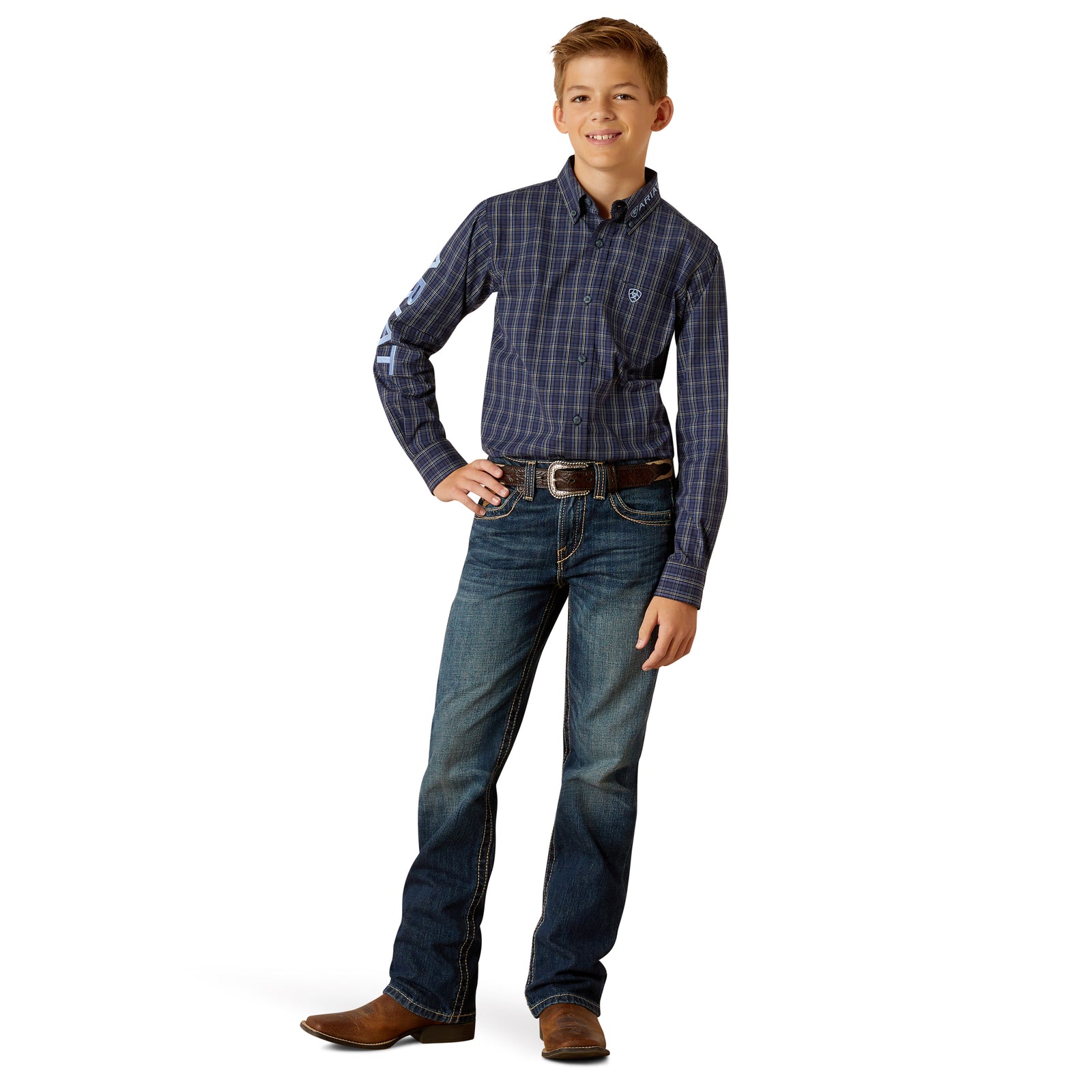 Ariat Boy's Pro Series Team Kolt L/S Western Shirt