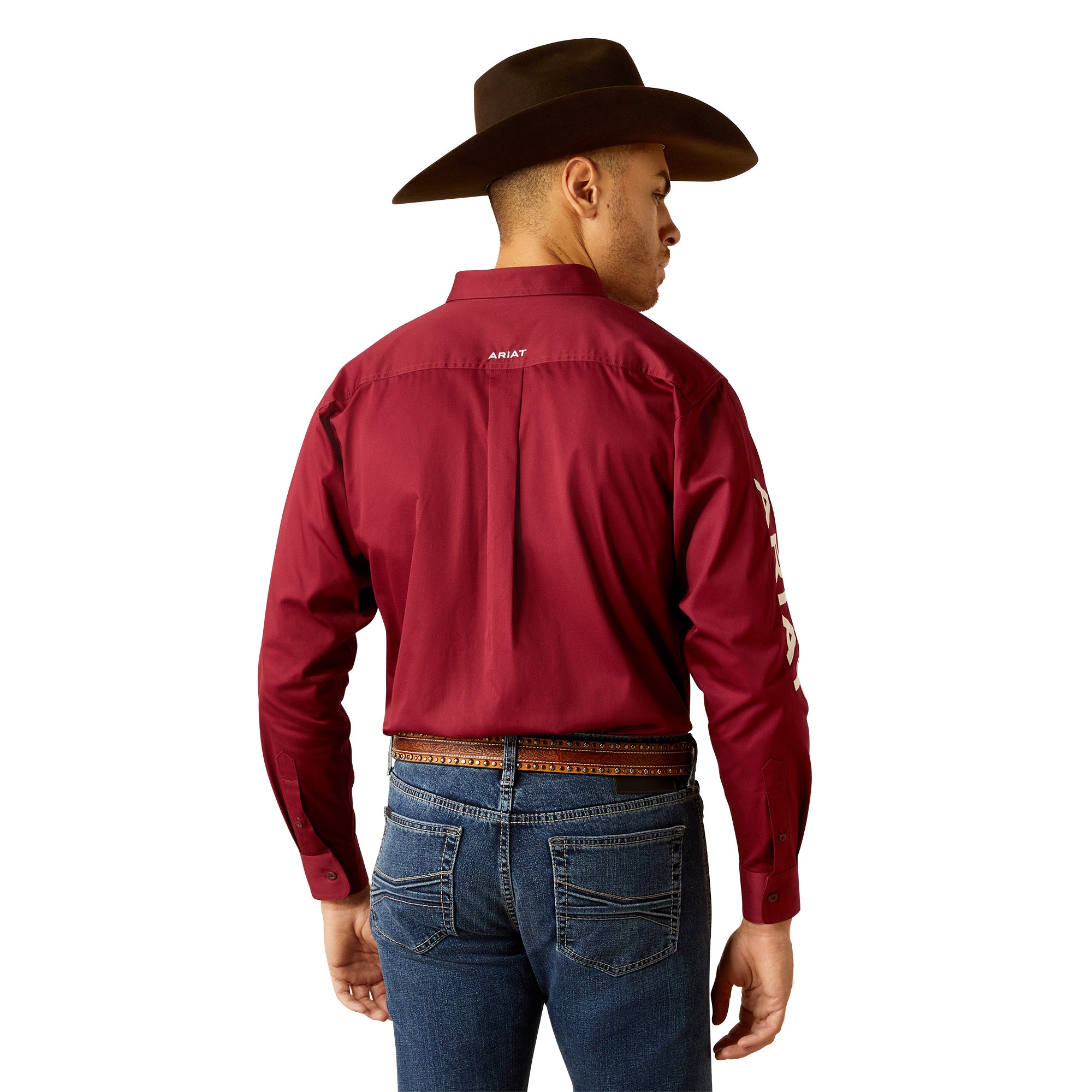 Ariat Men's Team Logo L/S Western Shirt