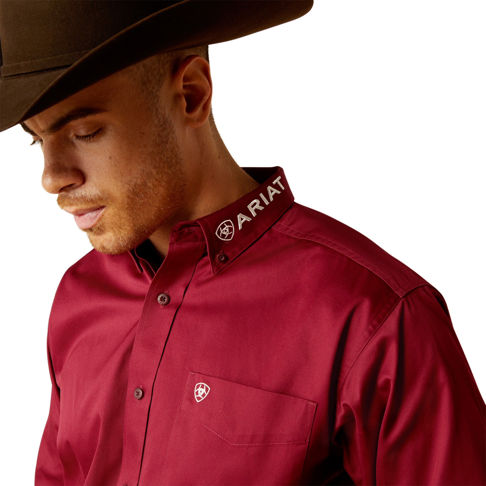 Ariat Men's Team Logo L/S Western Shirt
