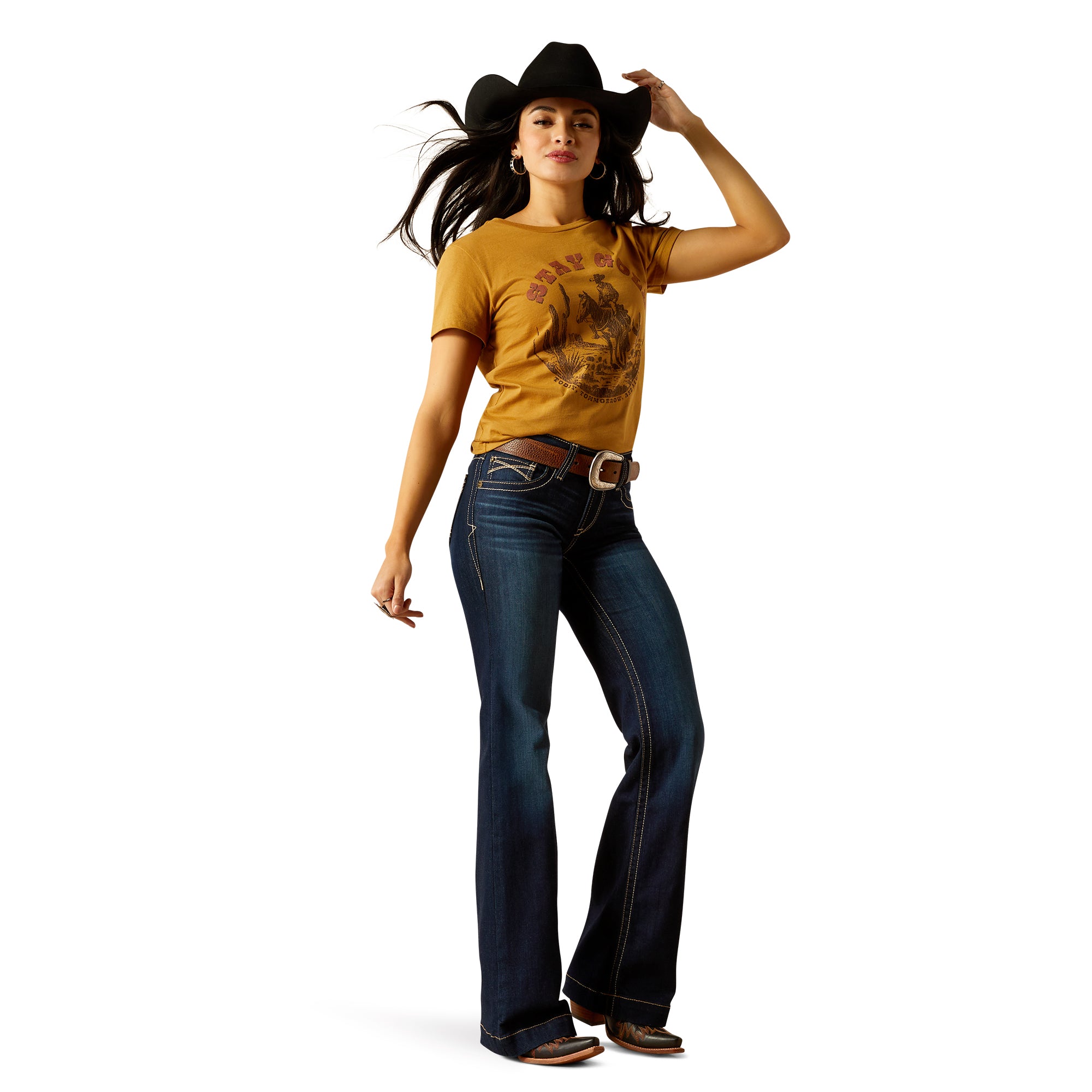 Ariat Women's Mid Rise Lizzie Trouser Jean