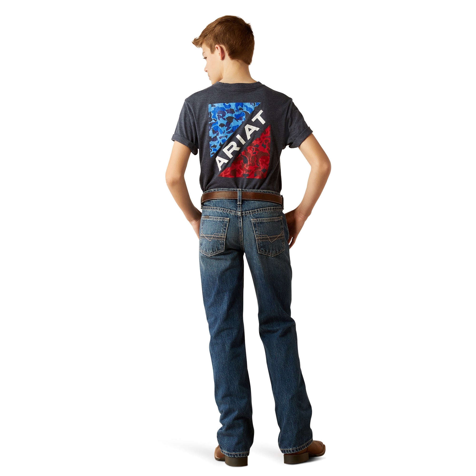 Ariat Boy's B4 Relaxed Kelvin Boot Cut Jean