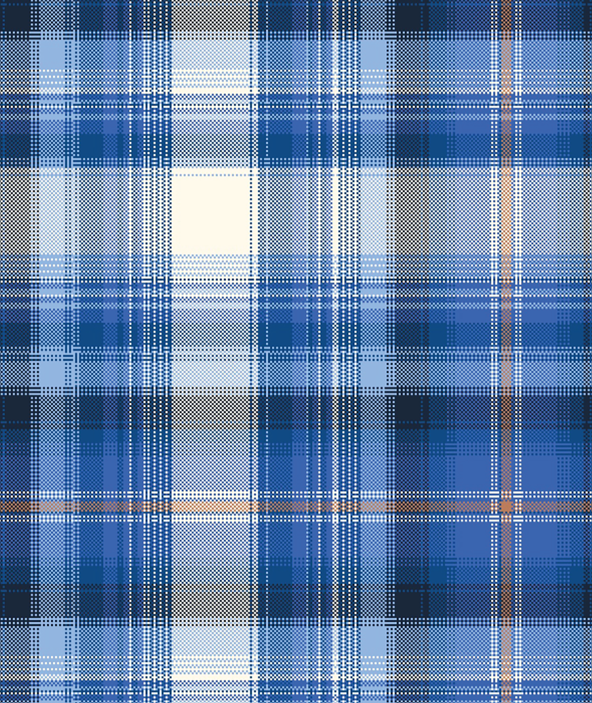 Blue and gray plaid pattern
