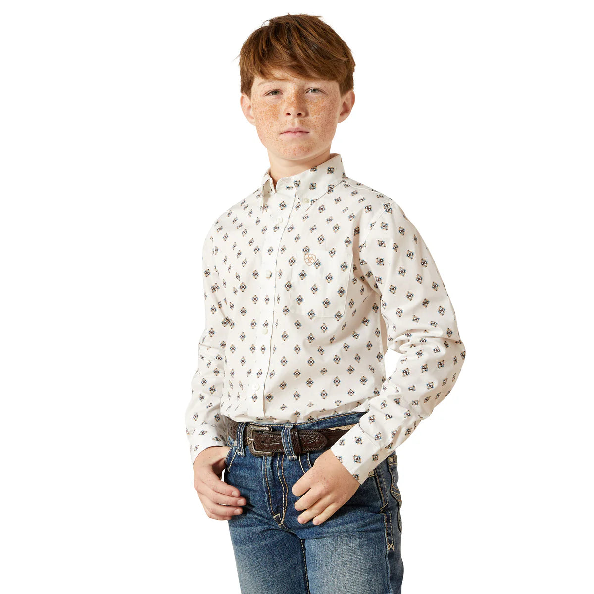 Ariat Boy's Thell Classic Fit Western Shirt