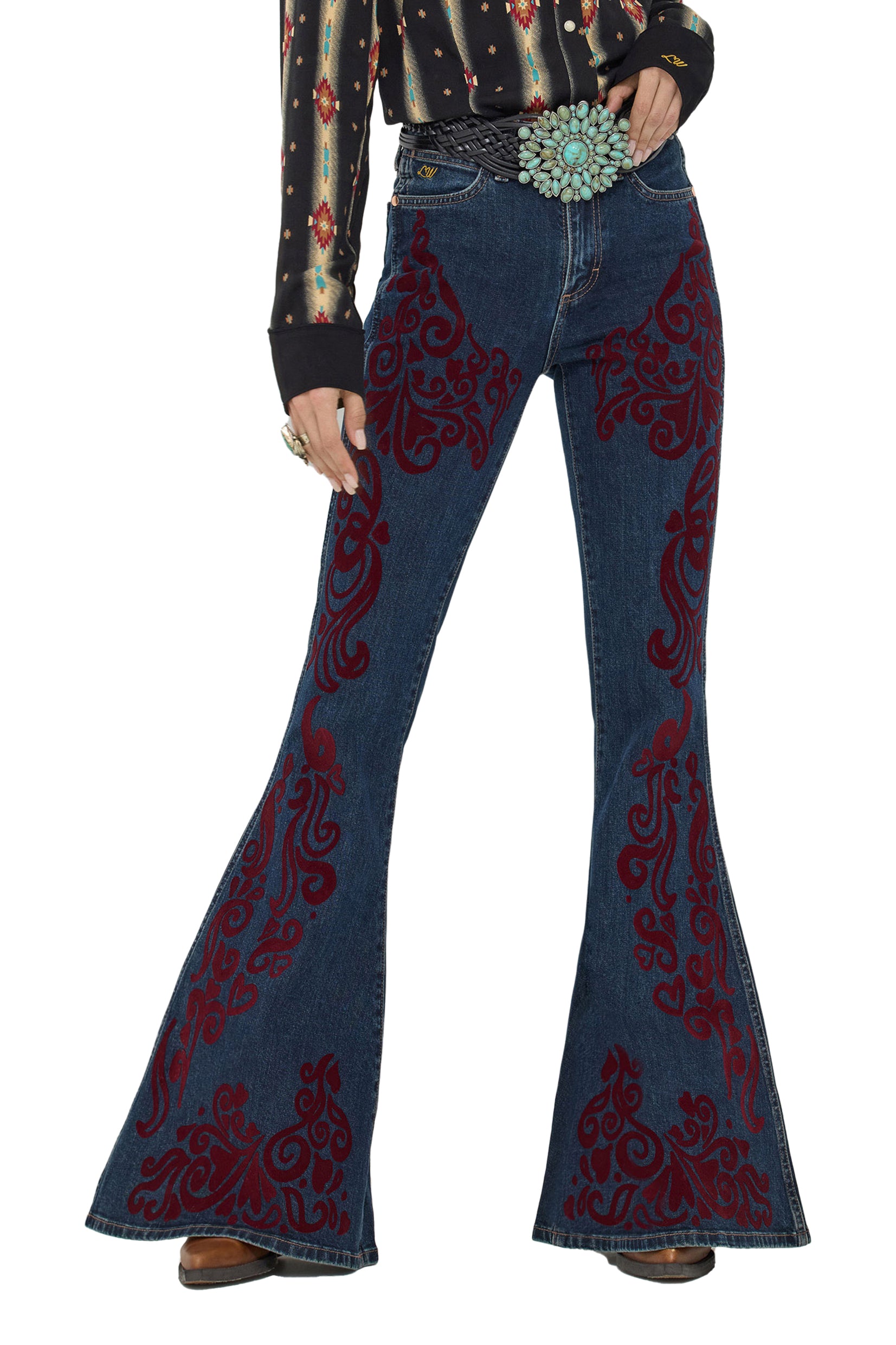 Wrangler x Lainey Wilson Vintage Flock Flare
