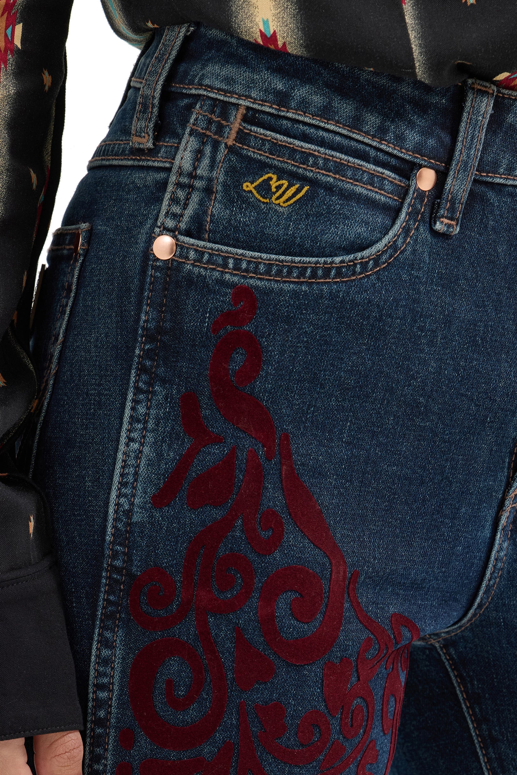Wrangler x Lainey Wilson Vintage Flock Flare