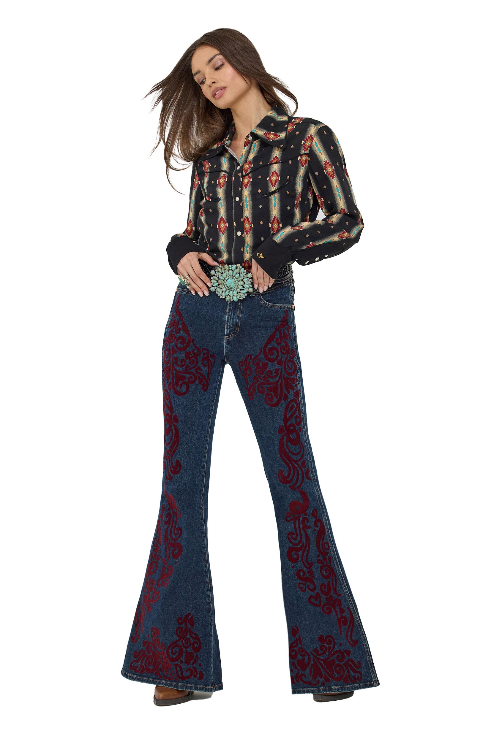 Wrangler x Lainey Wilson Vintage Flock Flare
