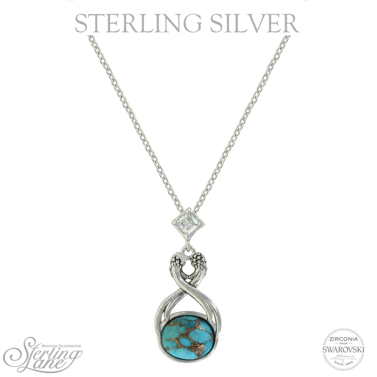 Montana Silversmiths Sterling Lane High Spirits Necklace