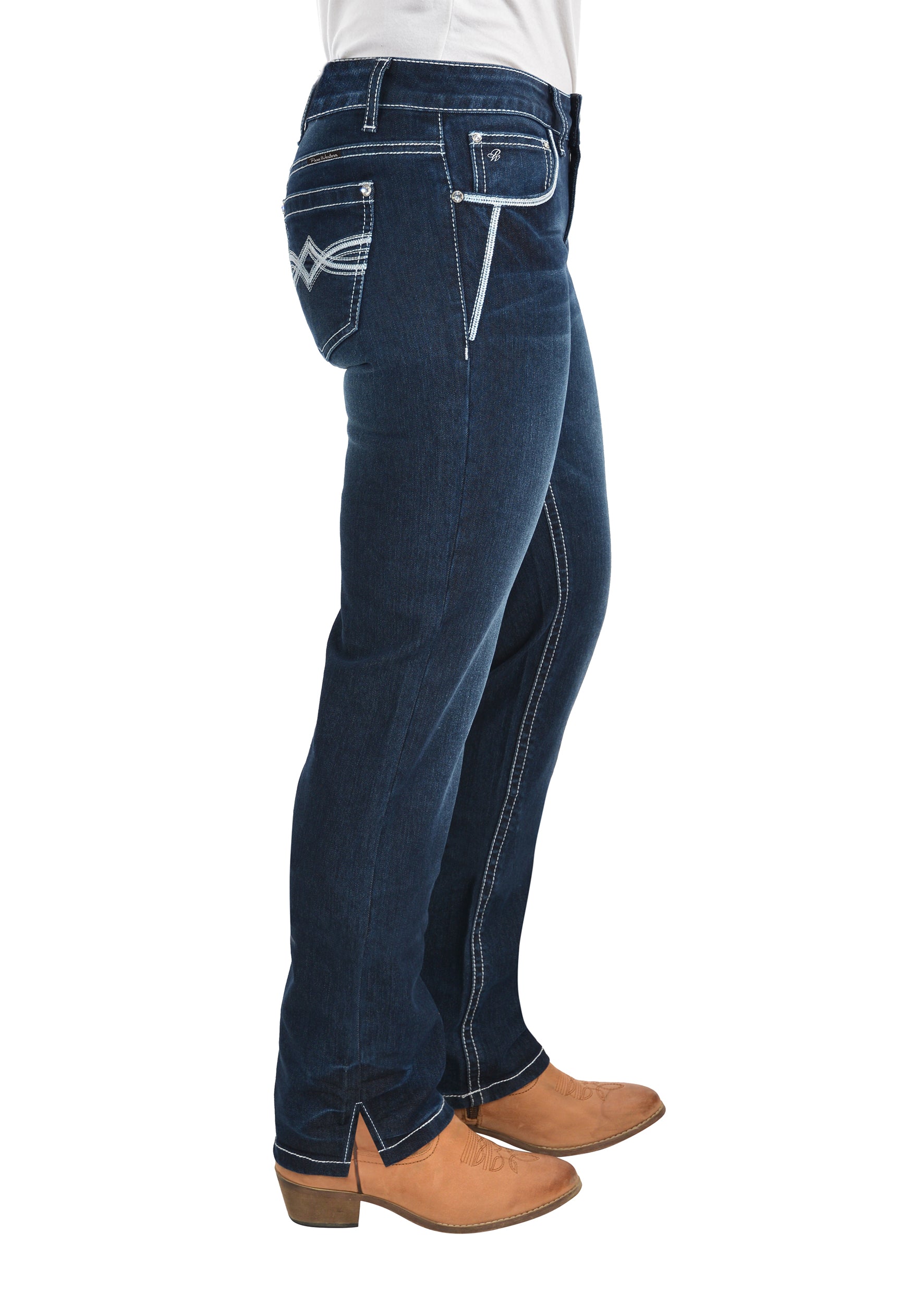 Pure Western Women's Nancy Straight Leg Jean