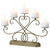 Ornate Fleur Candelabra Centerpiece