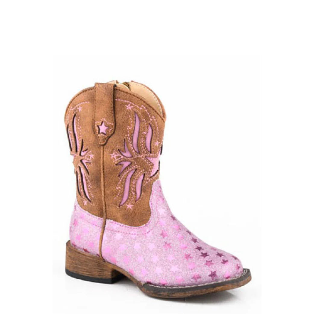 Roper Starlet Glitter Toddler Western Boot