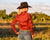 Reba Women's Maroon Linen Gal L/S Shirt