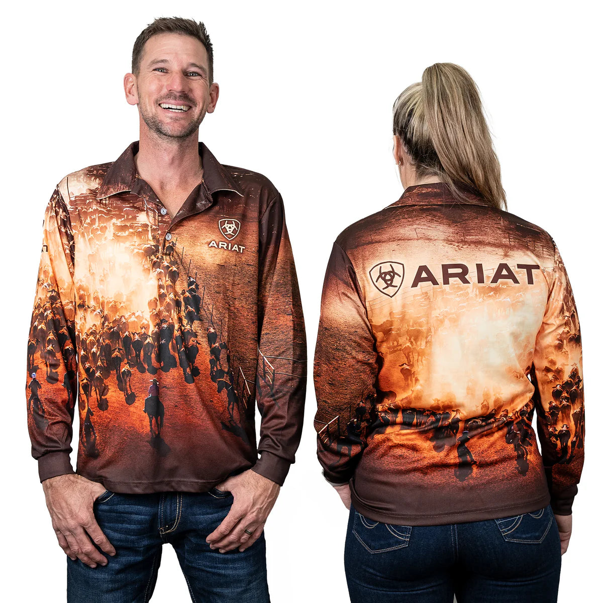 Ariat Unisex Cattle Muster Fishing Shirt