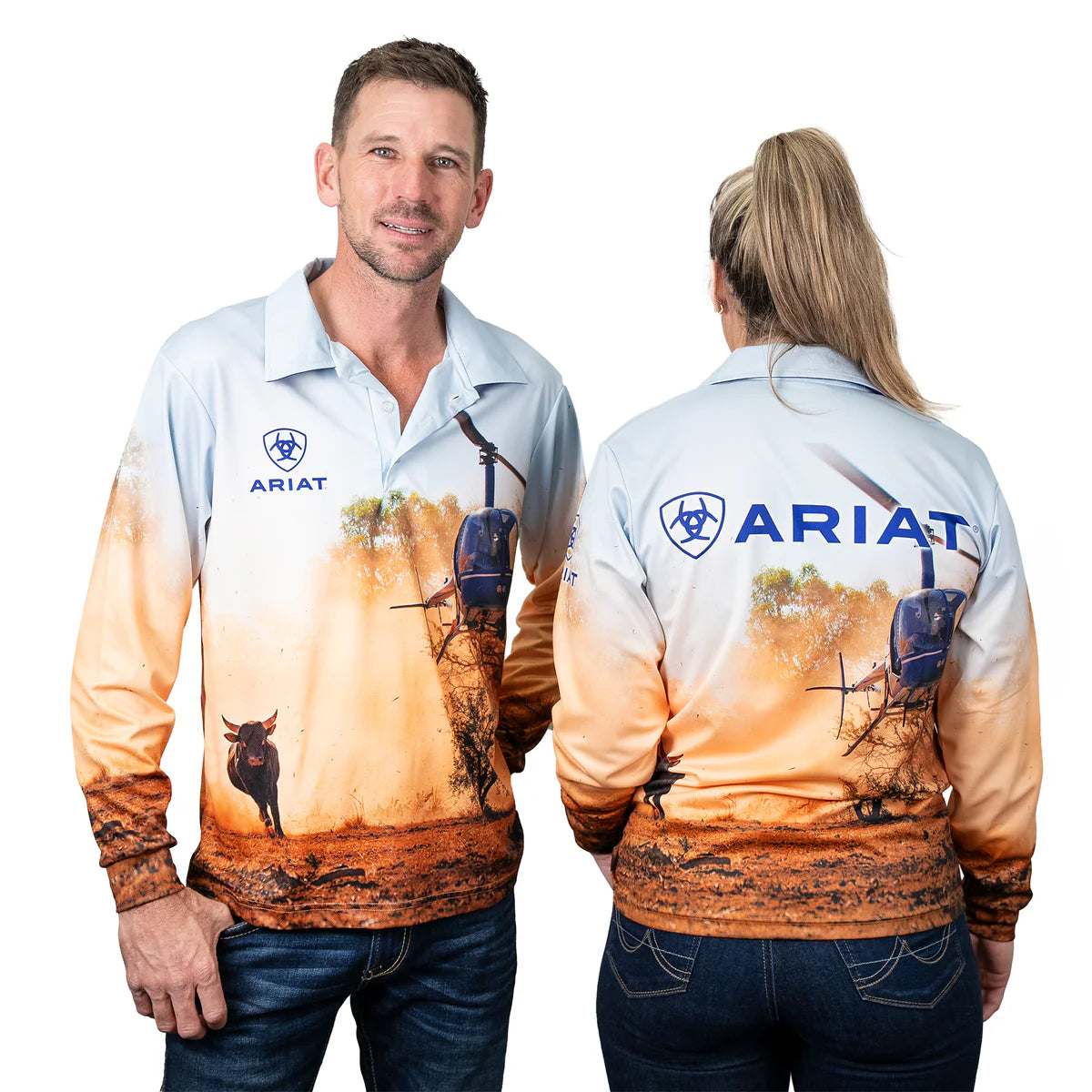 Ariat Unisex Helimuster Fishing Shirt