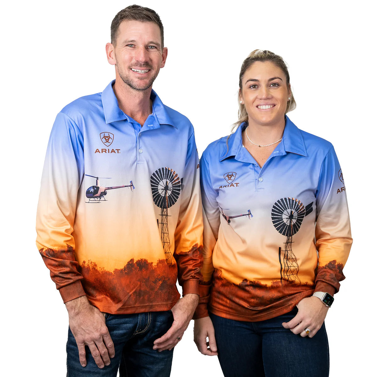 Ariat Unisex Windmill Fishing Shirt