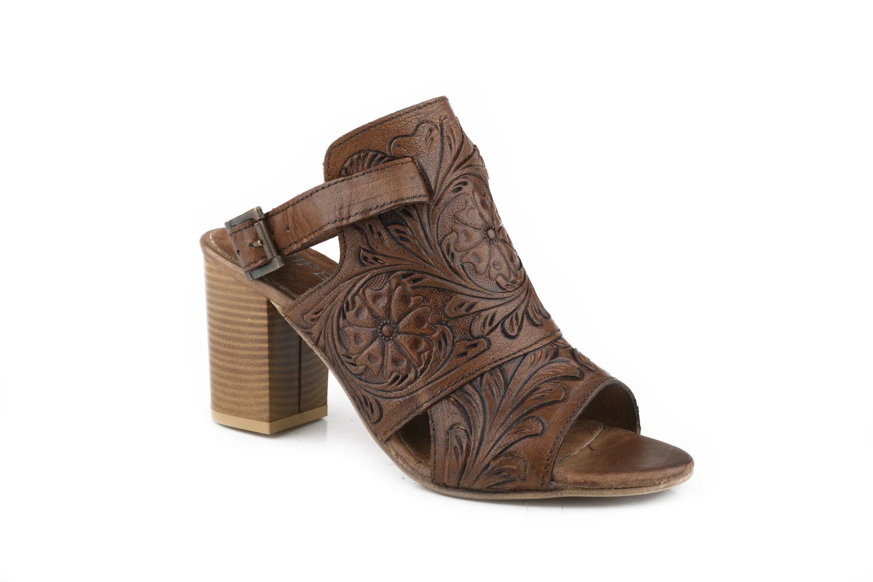 Roper Women's Mika Back Strap Western Shoe