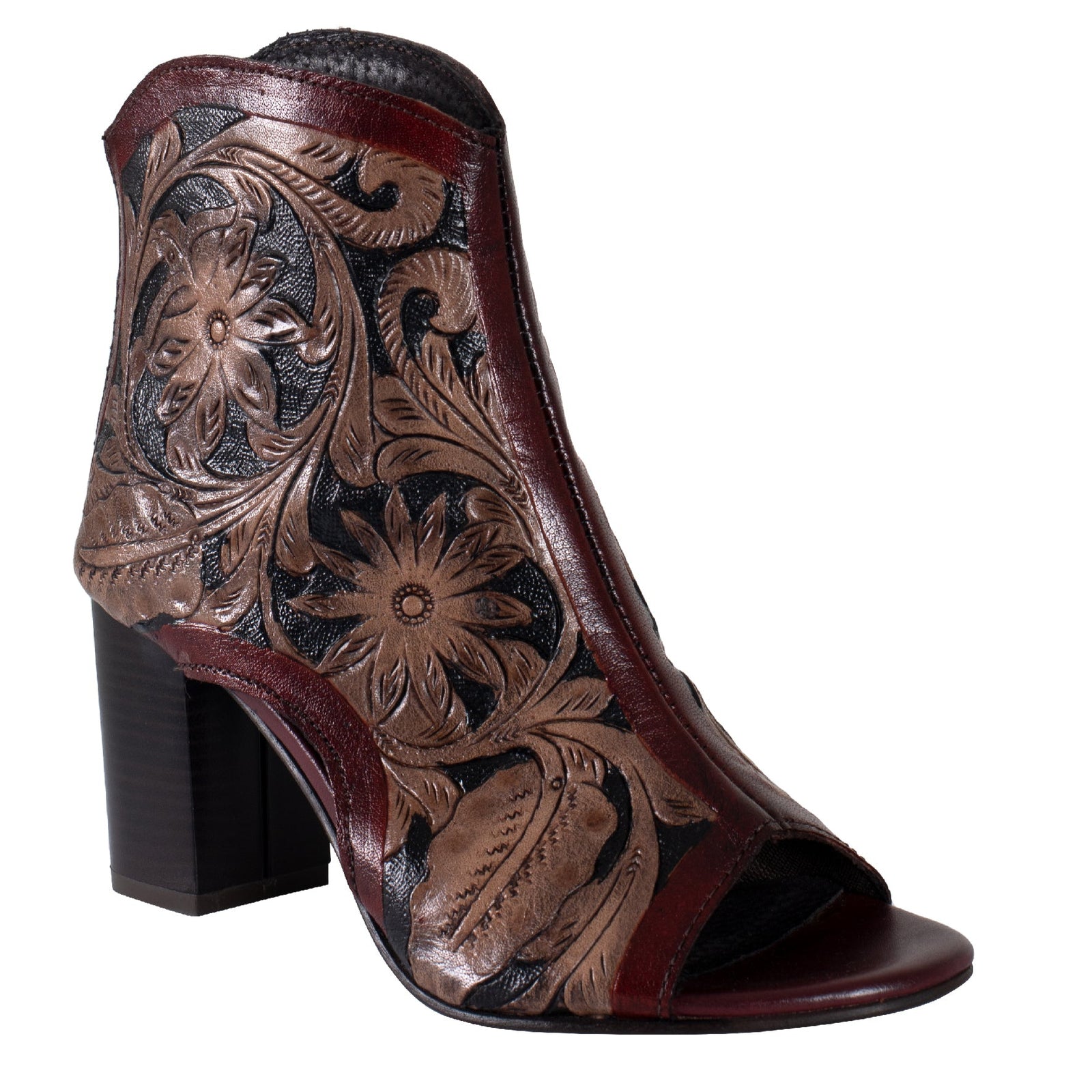 Roper Women's Mika Back Zip Western Shoe