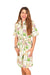 Let Freedom Reign Adele Dress. Woman wearing a patterned dress on a white background