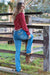 Pure Western Women's Nina Hi Rise Boot Cut Jean