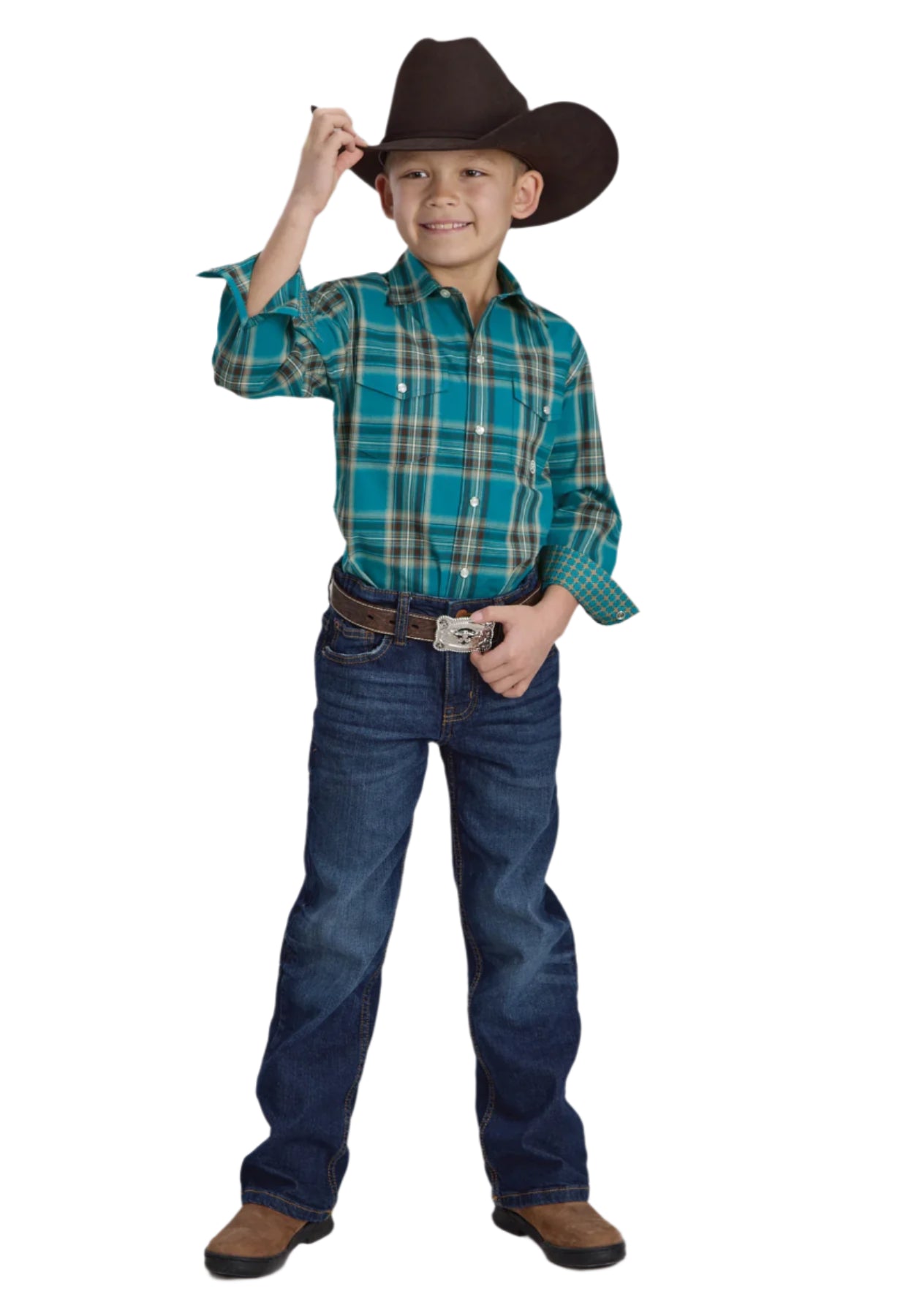 Roper Boy's Amarillo Collection L/S Shirt