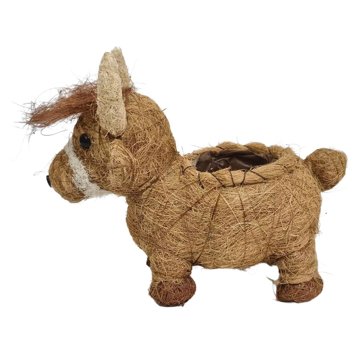 30cm Highland Cow Husk Planter Urban Products