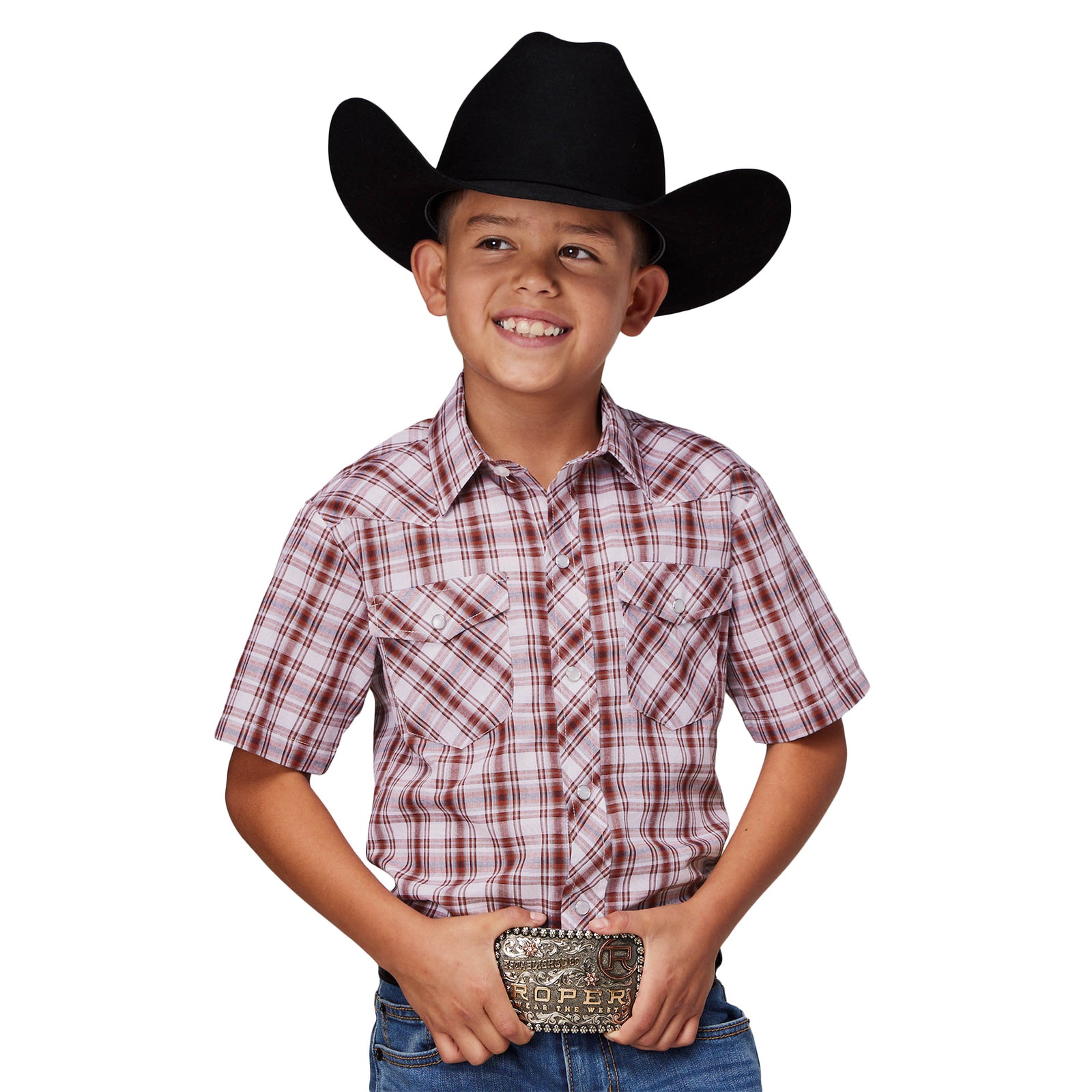 Roper Boy's Karman Classic S/S Western Shirt