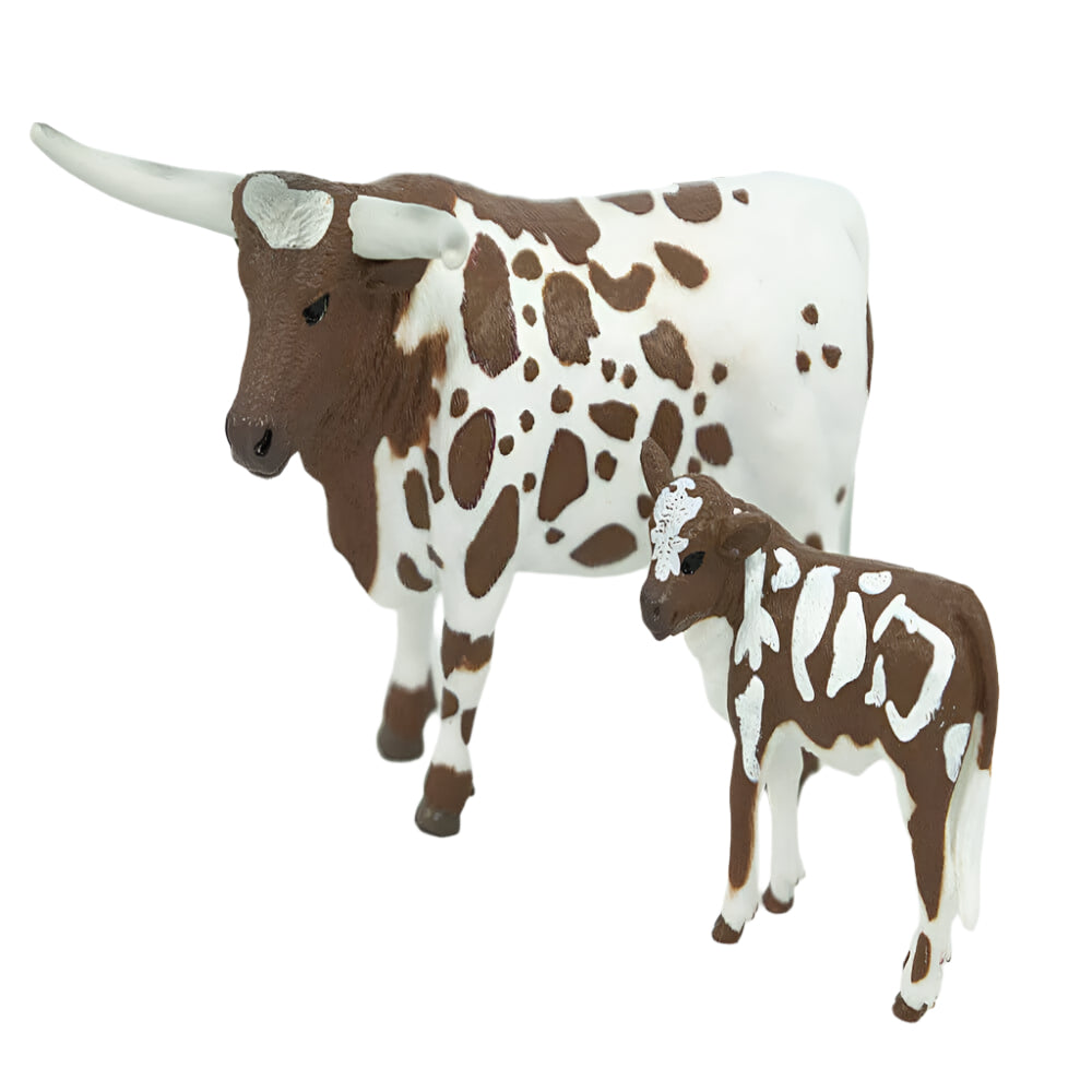 Big Country Longhorn Cow and Calf