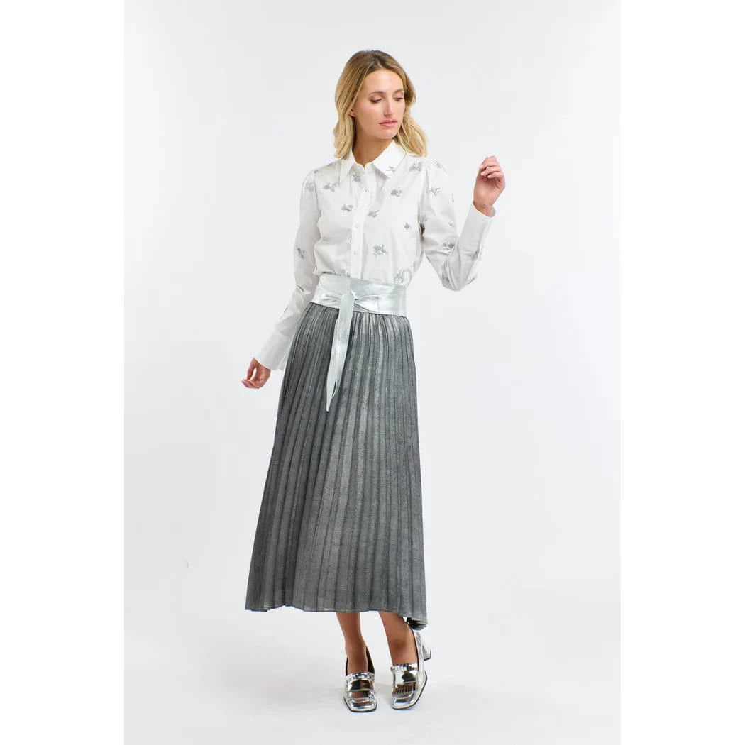 365 Women's Penelope Sequins Long Sleeve Shirt 365