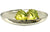 Hammer Centre Piece Bowl. Decorative silver bowl with artichokes on a white background