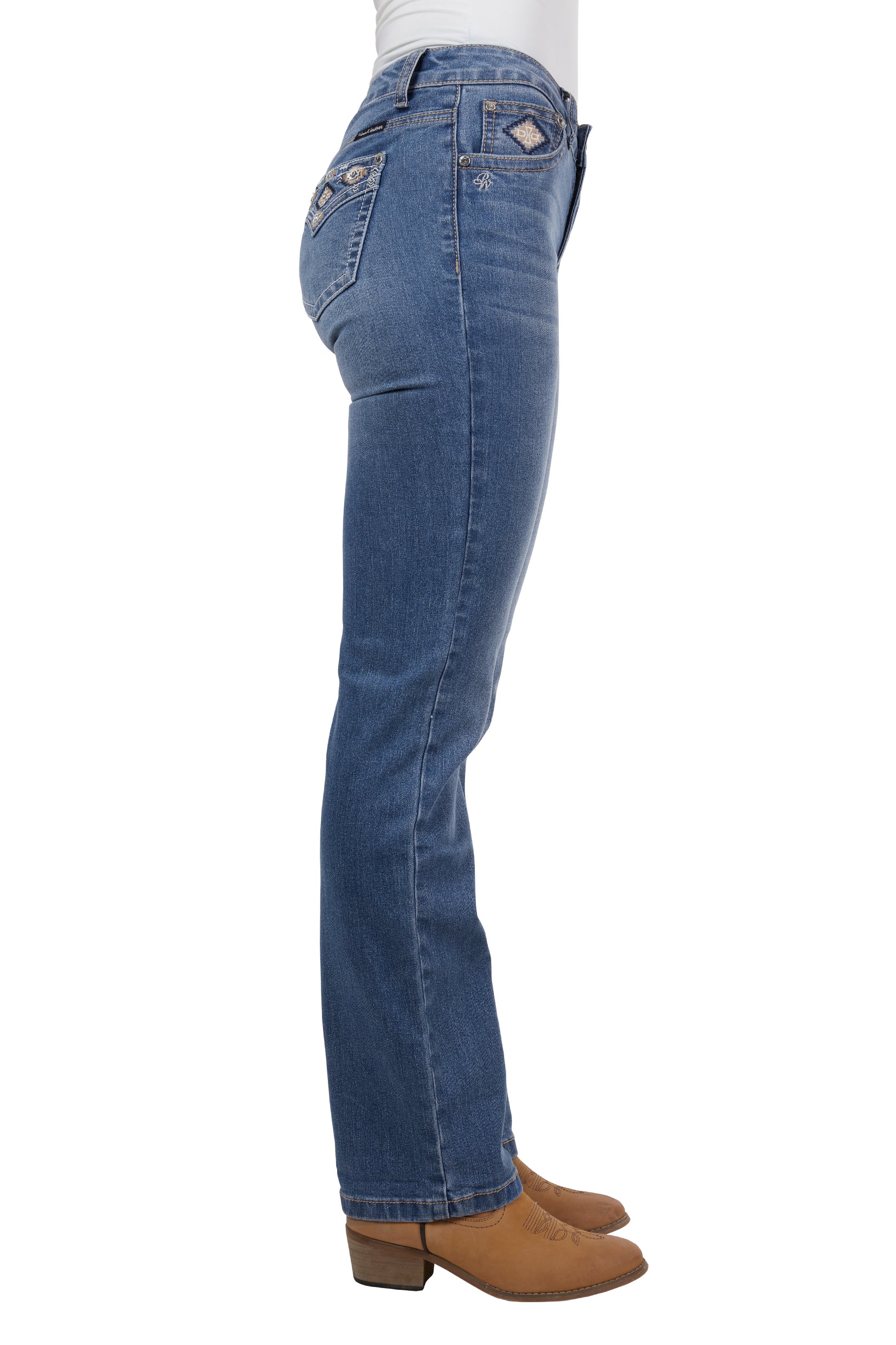 Pure Western Women's Gia Hi Rise Bootcut Jean