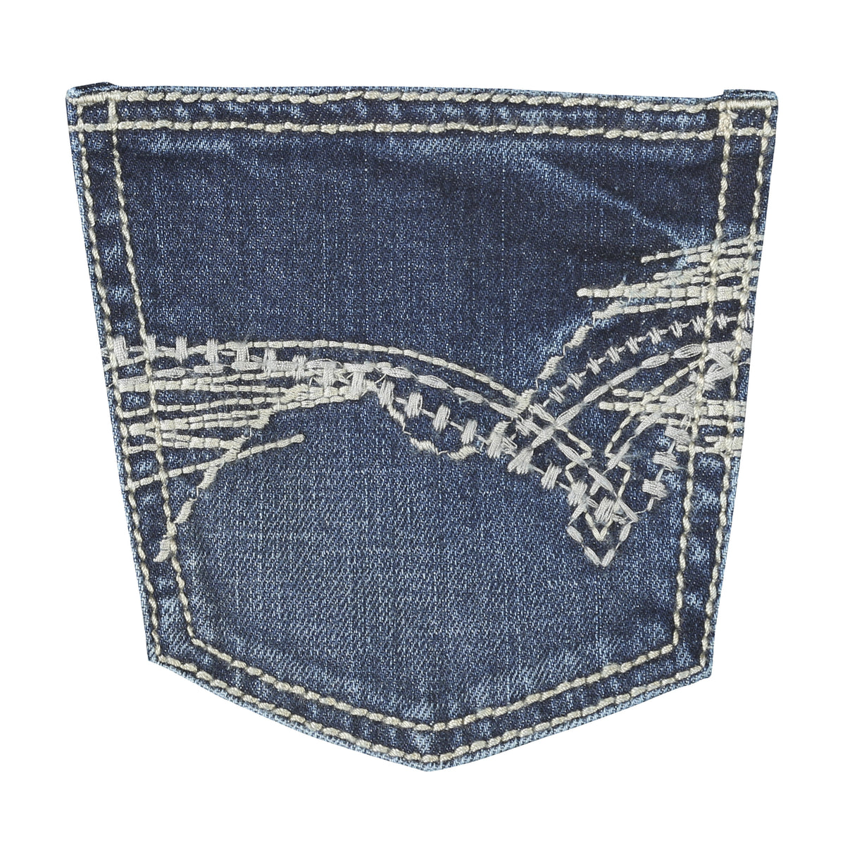 A pair of Wrangler Boy's 20X Vintage Boot Cut Jeans, featuring a slim fit and traditional 5-pocket design.