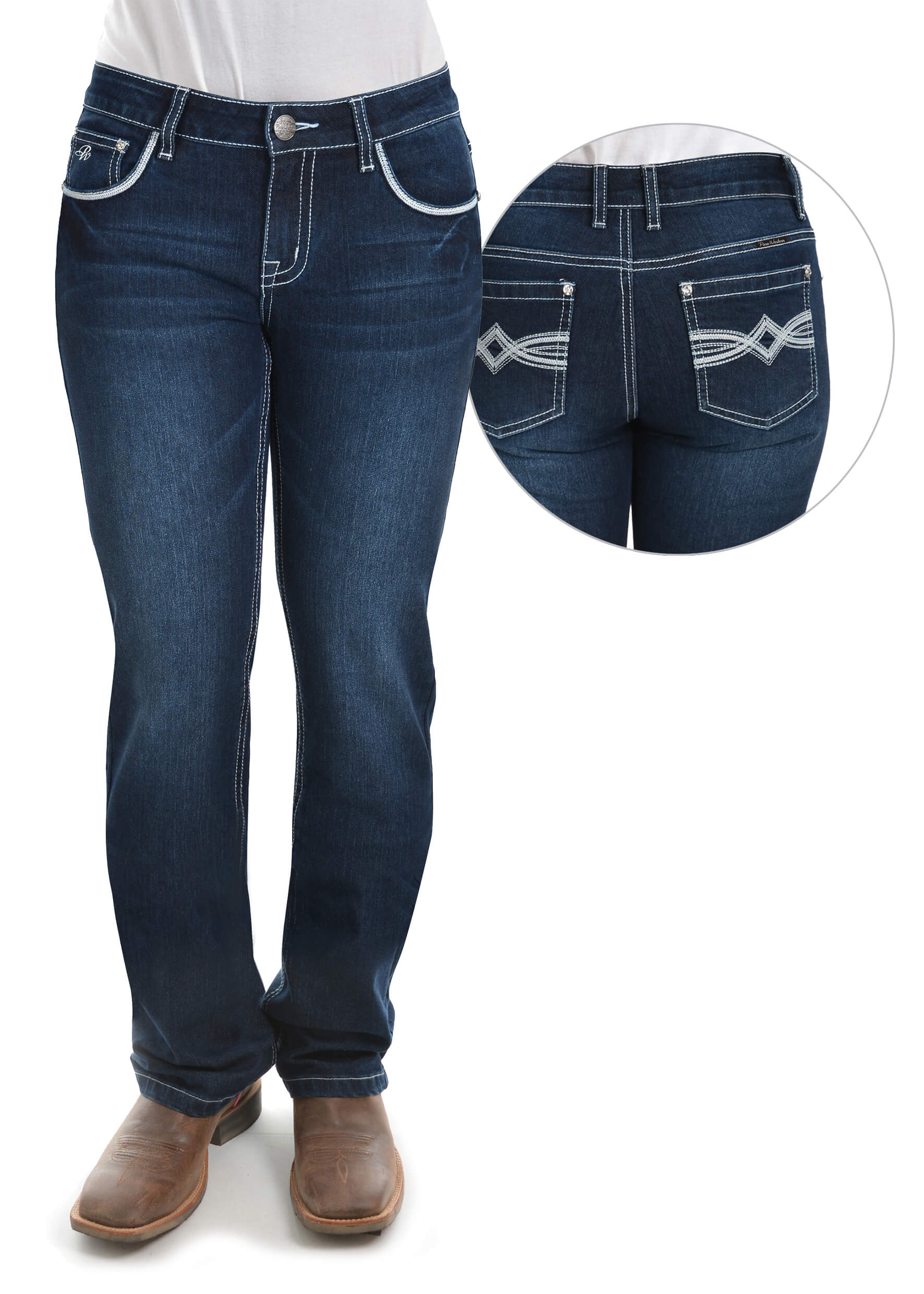 Pure Western Women's Nancy Straight Leg Jean