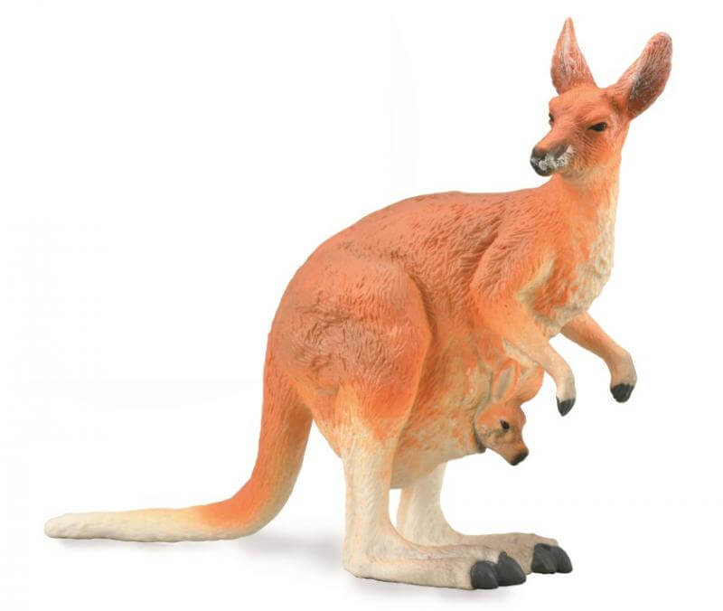 Collecta Red Kangaroo with Joey