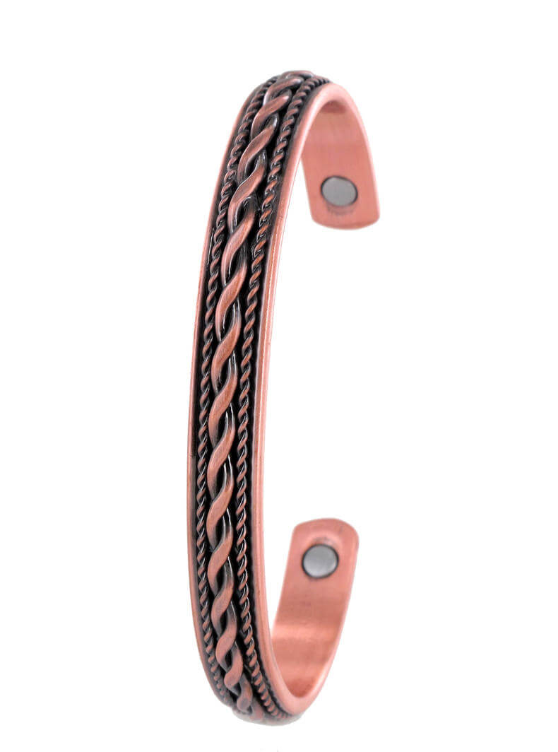 Plait Rope Copper Magnetic Bracelet