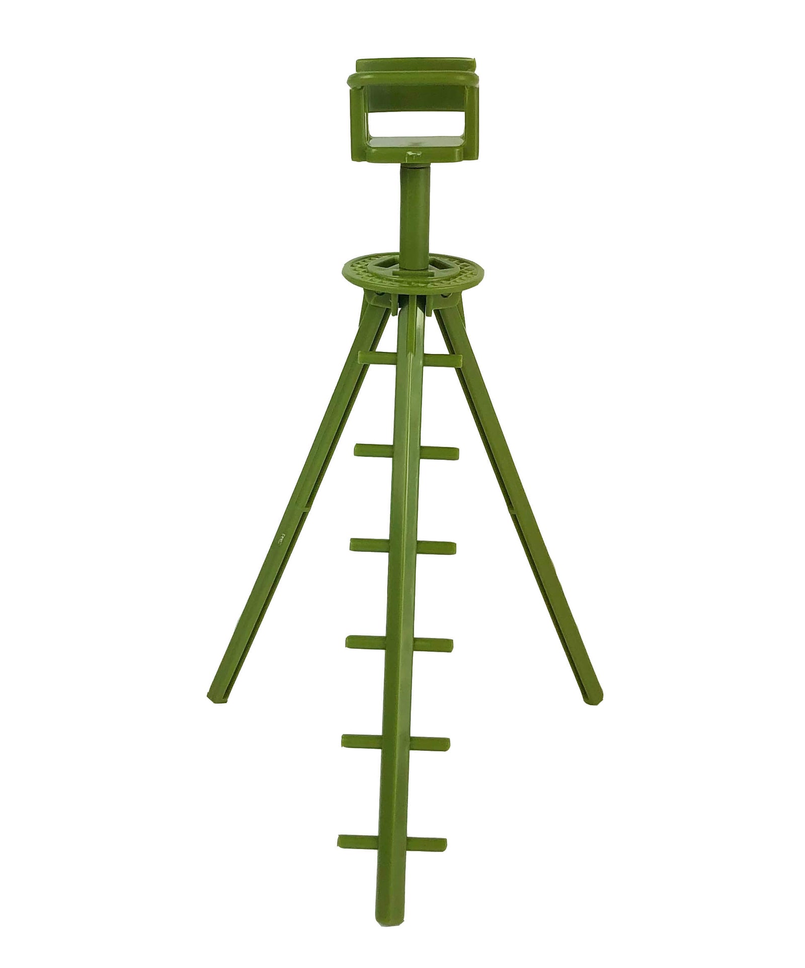 Big Country Toys Polaris Ranger. A toy set featuring a green and black Polaris Ranger ATV with a trailer, two deer figures, a hunting rifle, and a tree stand.