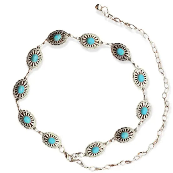 Shea Baby Girl's Small Oval Concho Western Belt