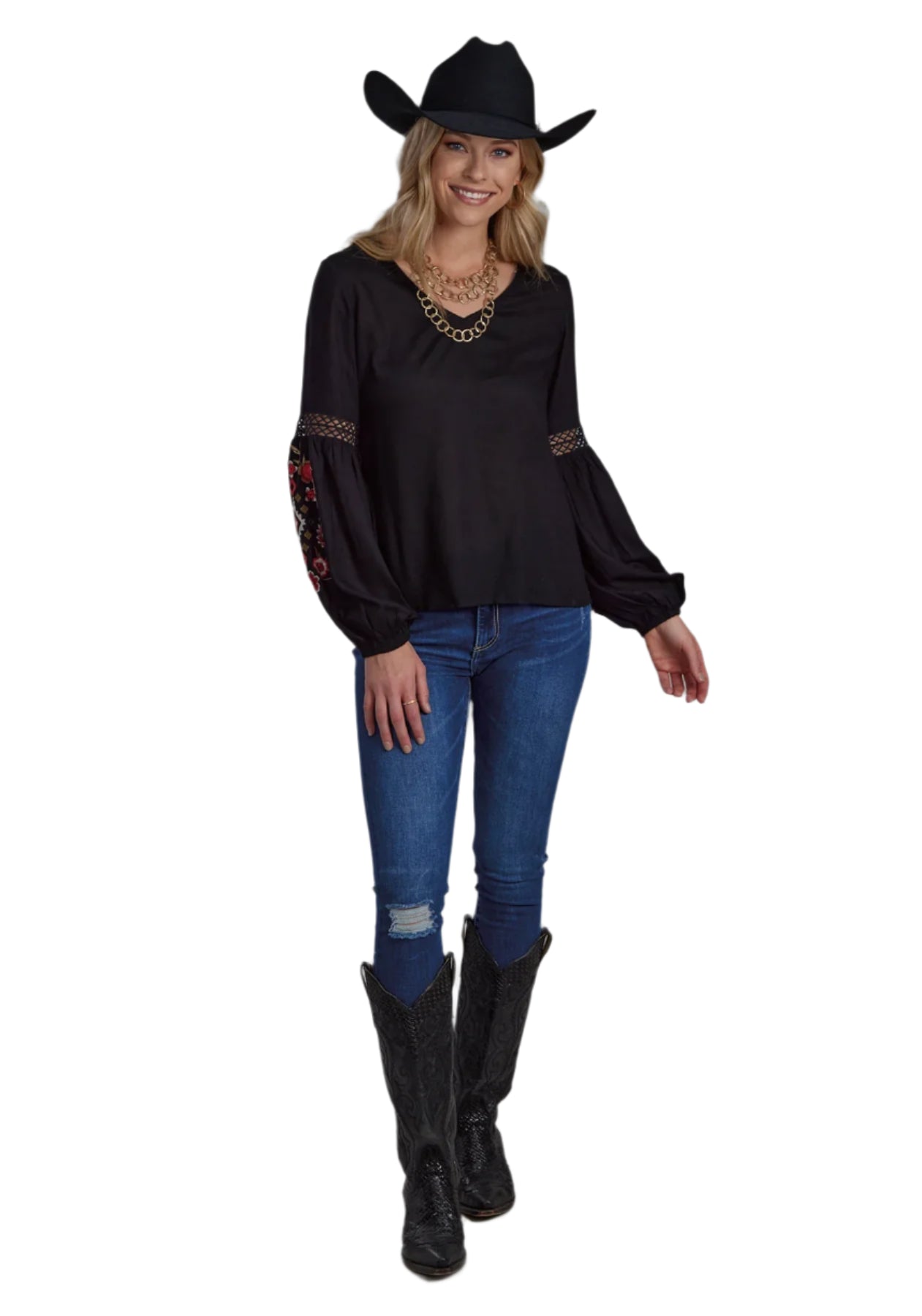 Roper Women's Studio West L/S Blouse
