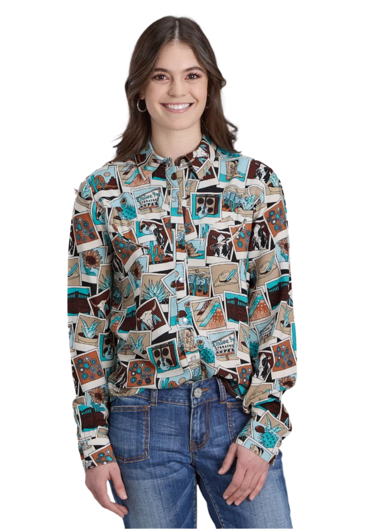 Roper Women's Five Star L/S Western Shirt