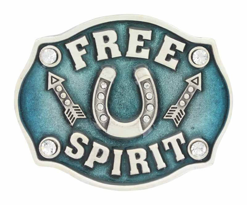 Montana Silversmiths Girl's Turquoise Free Spirit Buckle