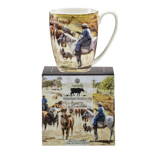 Ashdene Grazing Paddocks Rounding the Herd Mug