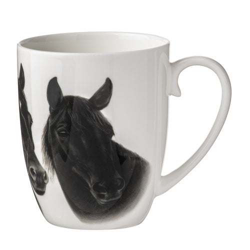 Ashdene Trio of Black Horses Mug