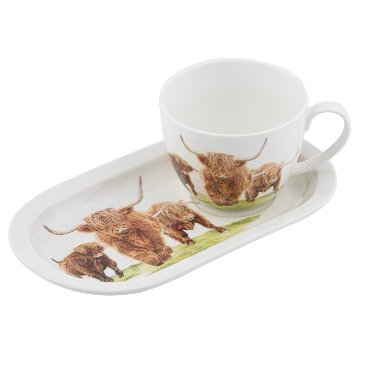Ashdene Highland Herd Mug &amp; Plate Set